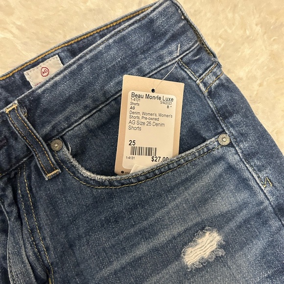 Size 25 AG Womens Shorts - Picture 3 of 4